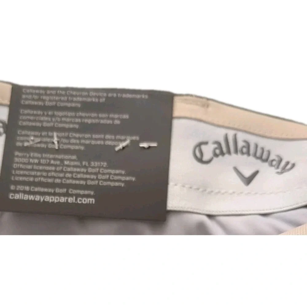NWT Callaway Pro Spin 3.0 Men's Golf Short 48B Plaza Taupe UPF 50 Active WB Flex